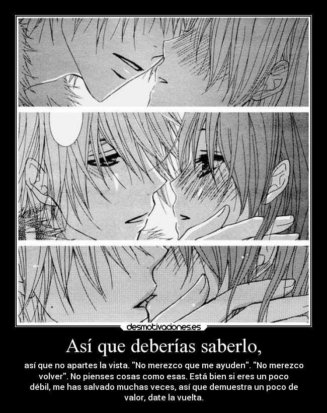 Así que deberías saberlo, -