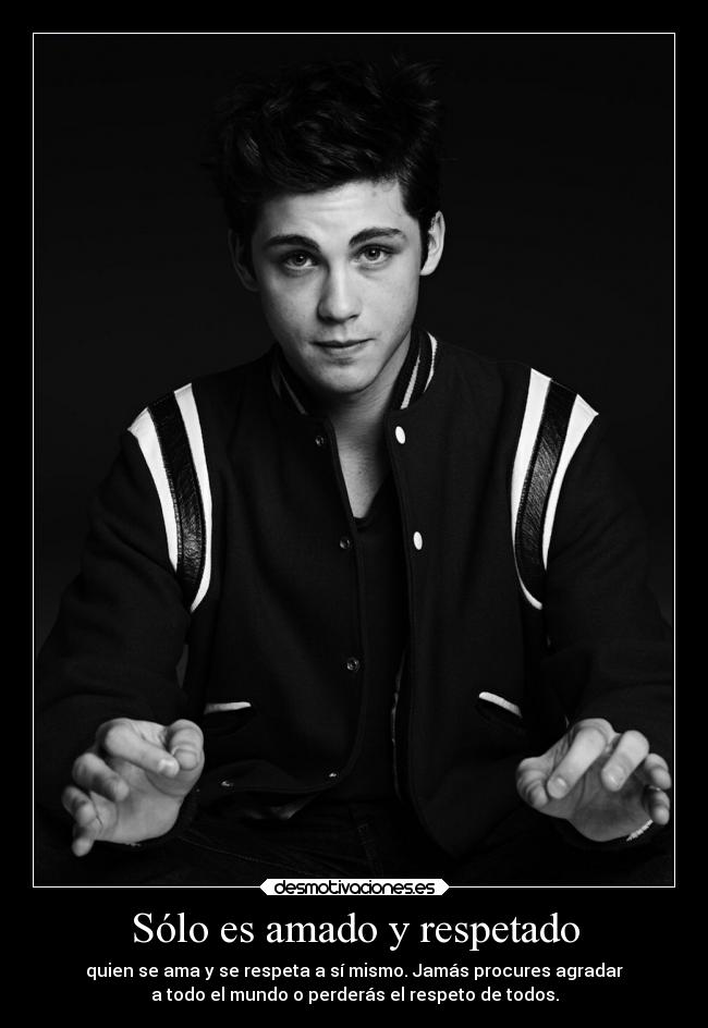 Sólo es amado y respetado - quien se ama y se respeta a sí mismo. Jamás procures agradar
a todo el mundo o perderás el respeto de todos.