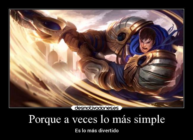 Porque a veces lo más simple - Es lo más divertido