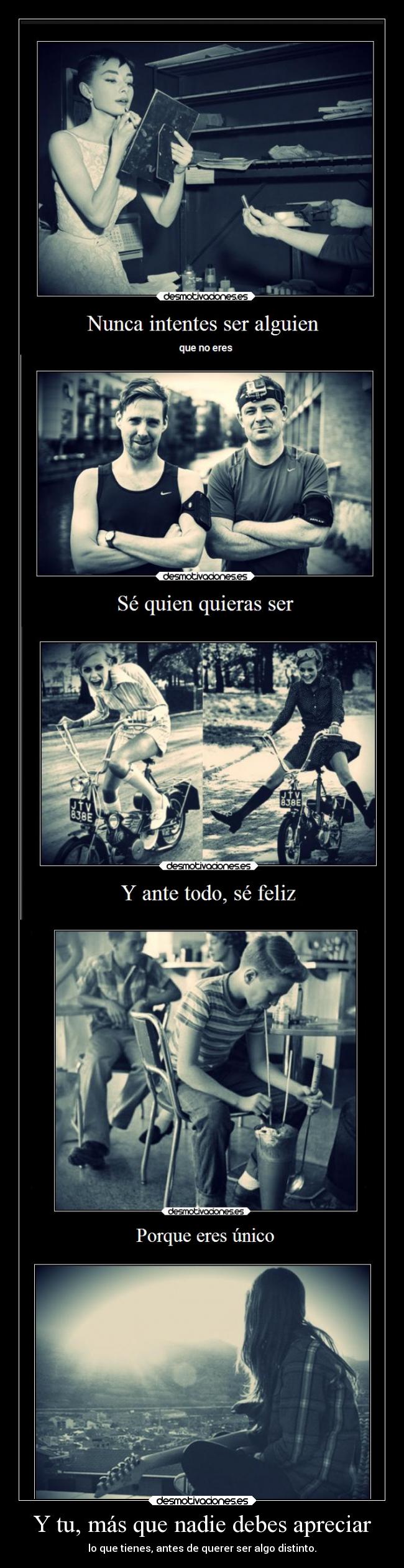 carteles vida aprecialoquetieneshoy eresunico svensavant desmotivaciones