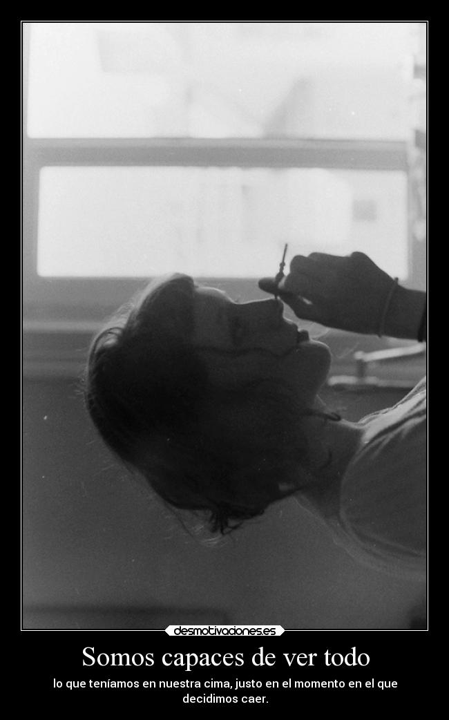 carteles vida cima caer jesshellscythe desmotivaciones