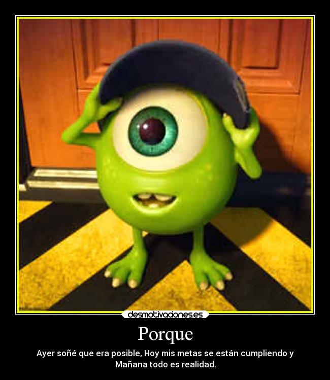carteles vida con monsters university aprendi desmotivaciones