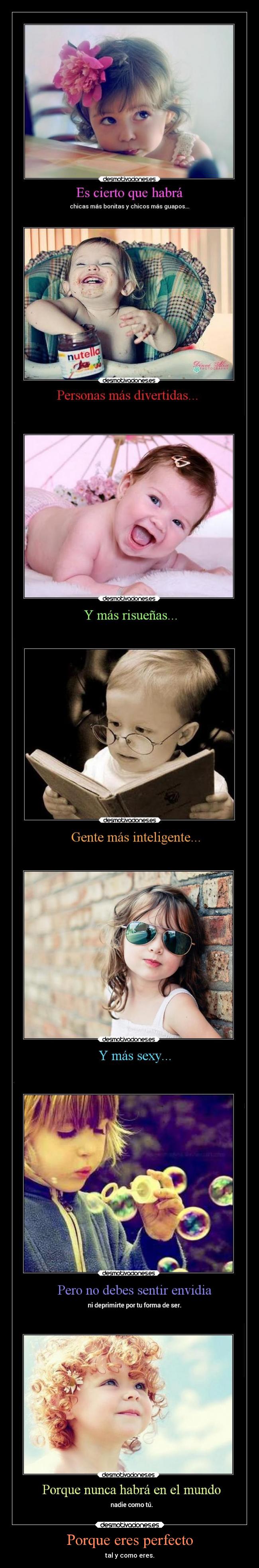 Porque eres perfecto -