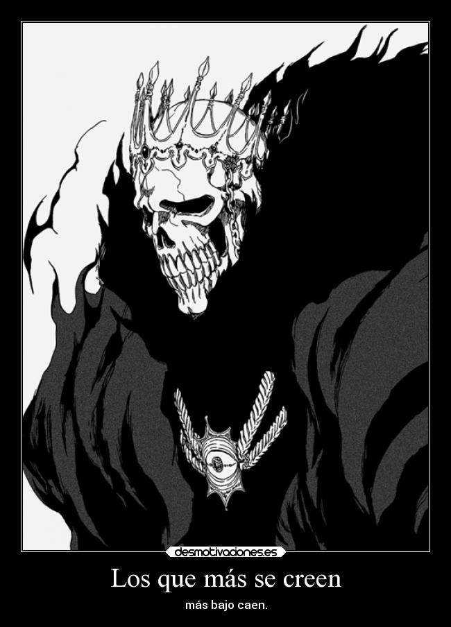Los que más se creen - más bajo caen.