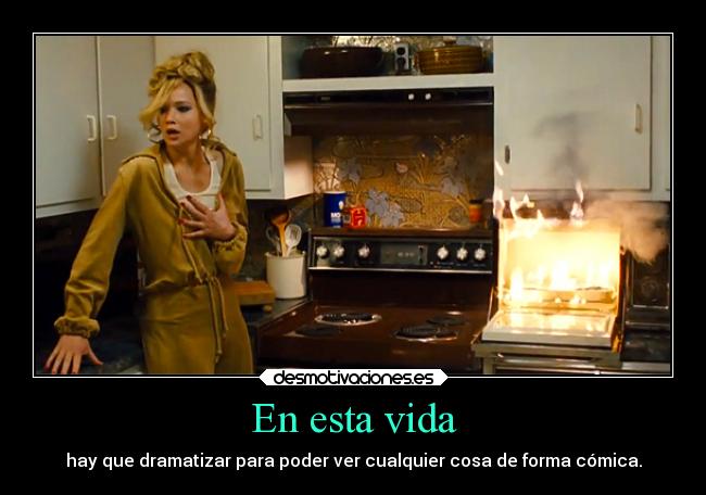 carteles vida humor jennifer lawrence american hustle gran estafa americana microondas fuego katniss desmotivaciones