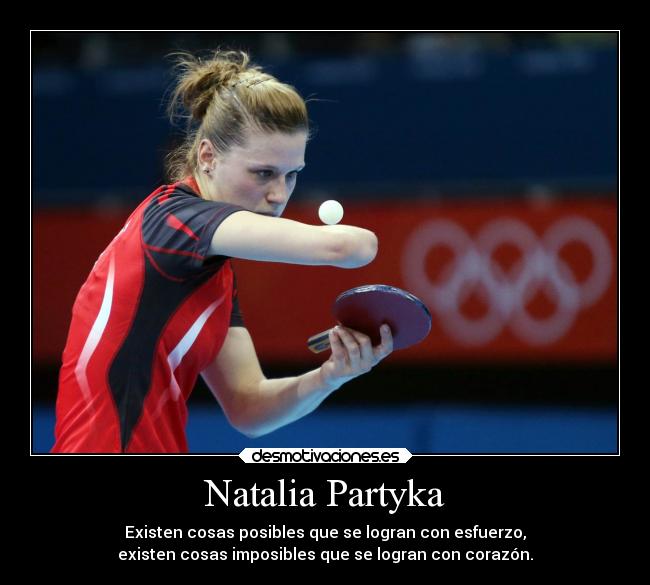carteles vida imposible frases deportes corazon posible nataliapartyka tenisdemesa desmotivaciones