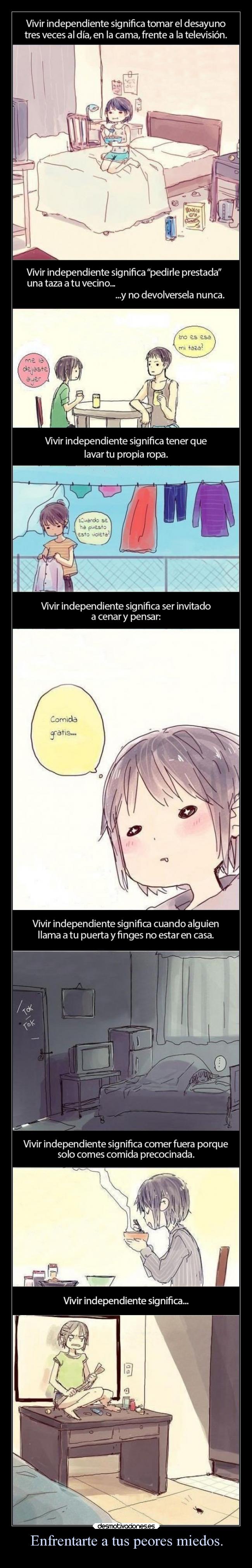 carteles vida independiente madurez cucarachas wey desmotivaciones
