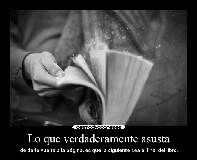 Lo que verdaderamente asusta - 