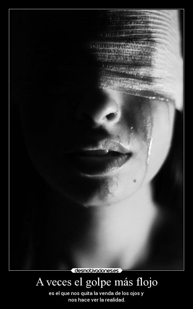 A veces el golpe más flojo -