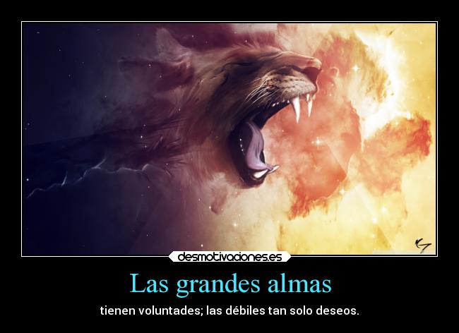 Las grandes almas -