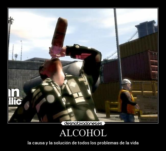 carteles vida problemas frases los simpson alcohol causa solucion todos gtaiv roman bellic desmotivaciones