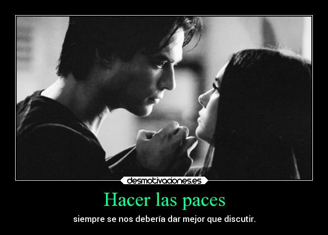 Hacer las paces - 