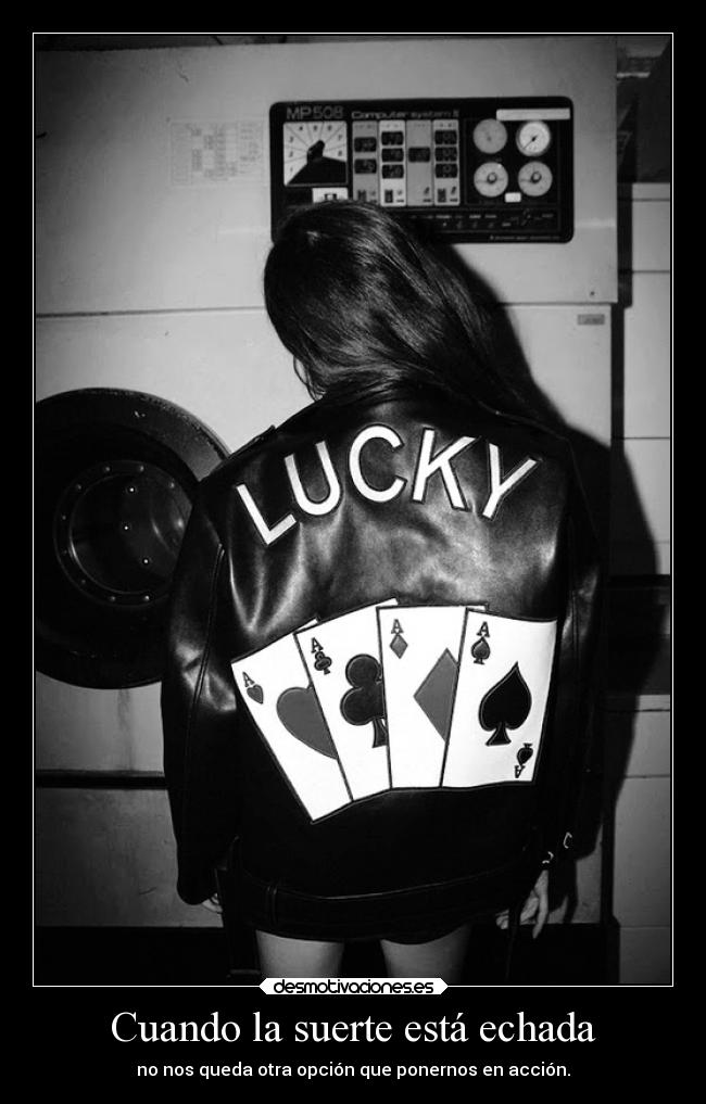 carteles vida suerte desmotivaciones