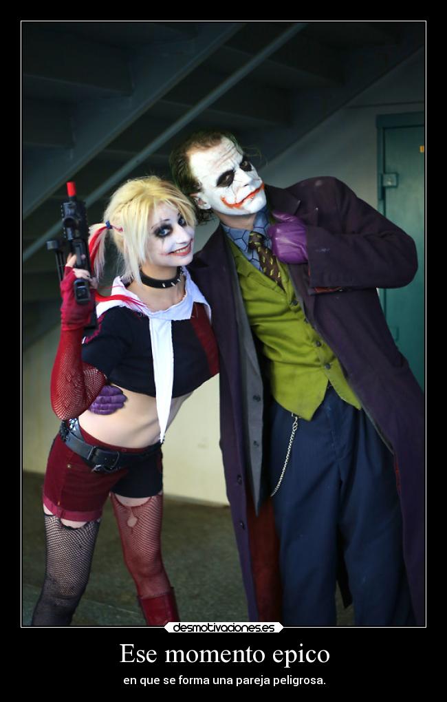 Ese momento epico - en que se forma una pareja peligrosa.