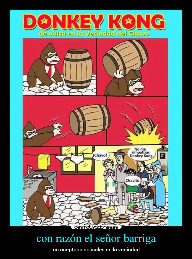 con razón el señor barriga - 