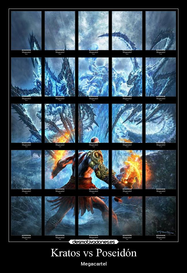 Kratos vs Poseidón - Megacartel