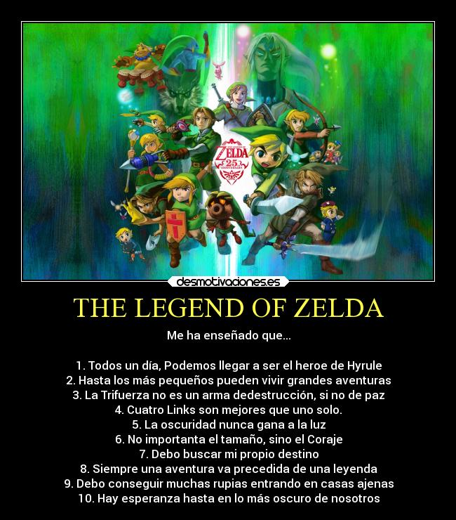 carteles videojuegos vida alma tloz desmotivaciones