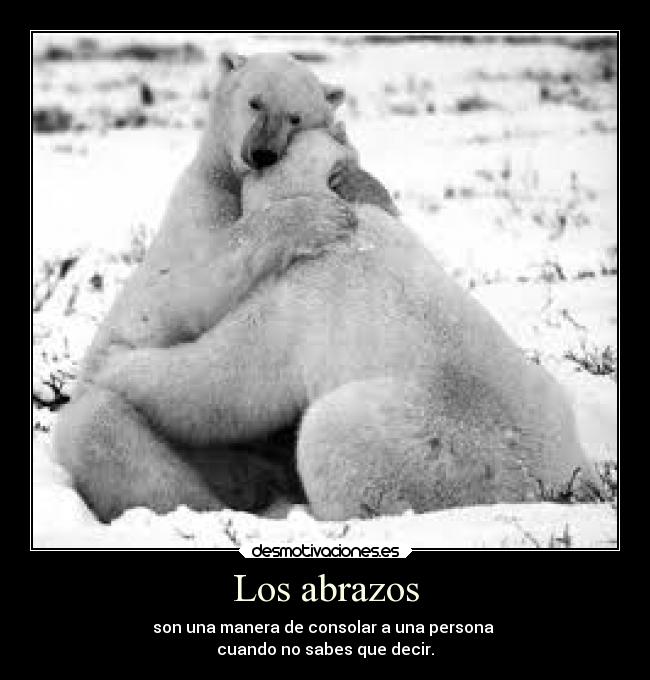 Los abrazos -