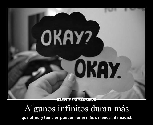 Algunos infinitos duran más -