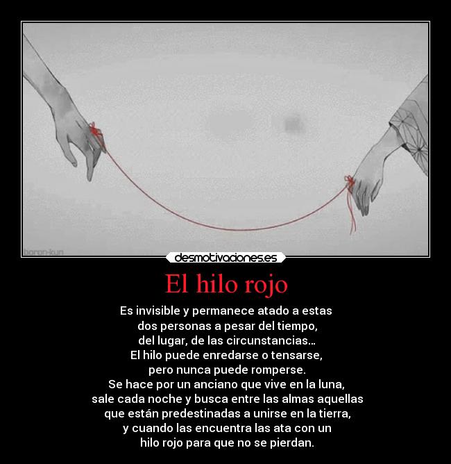 El hilo rojo -