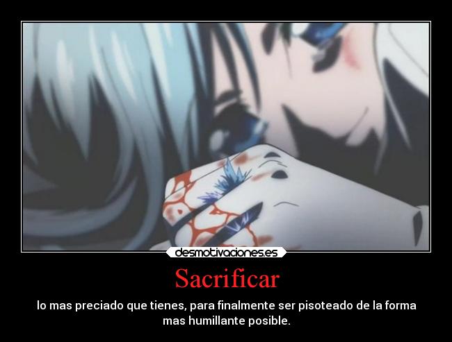 Sacrificar -
