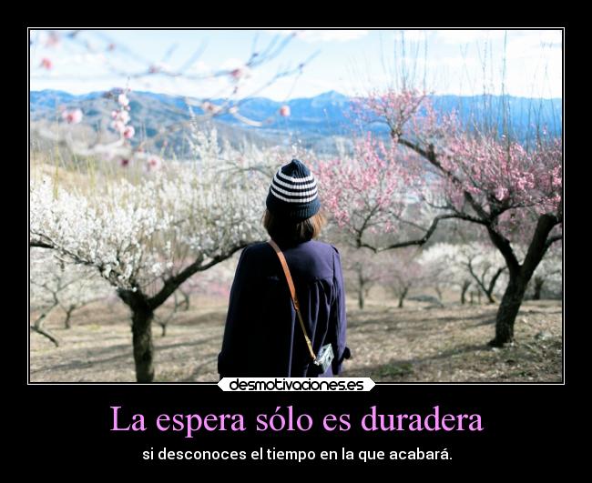 La espera sólo es duradera - 
