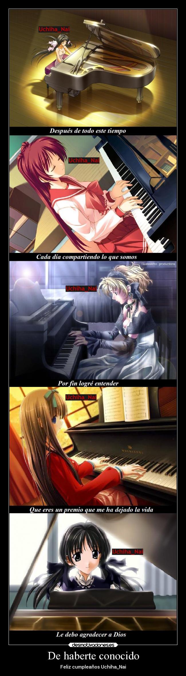 De haberte conocido -