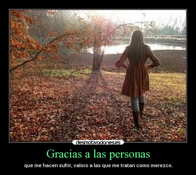 Gracias a las personas -