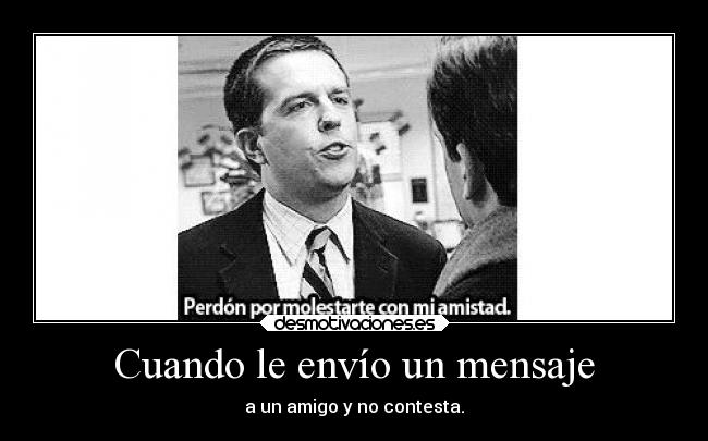 Cuando le envío un mensaje -