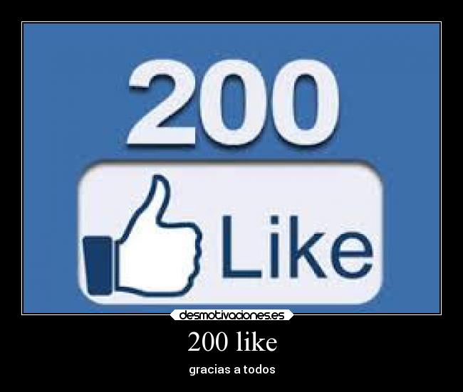 200 like - gracias a todos