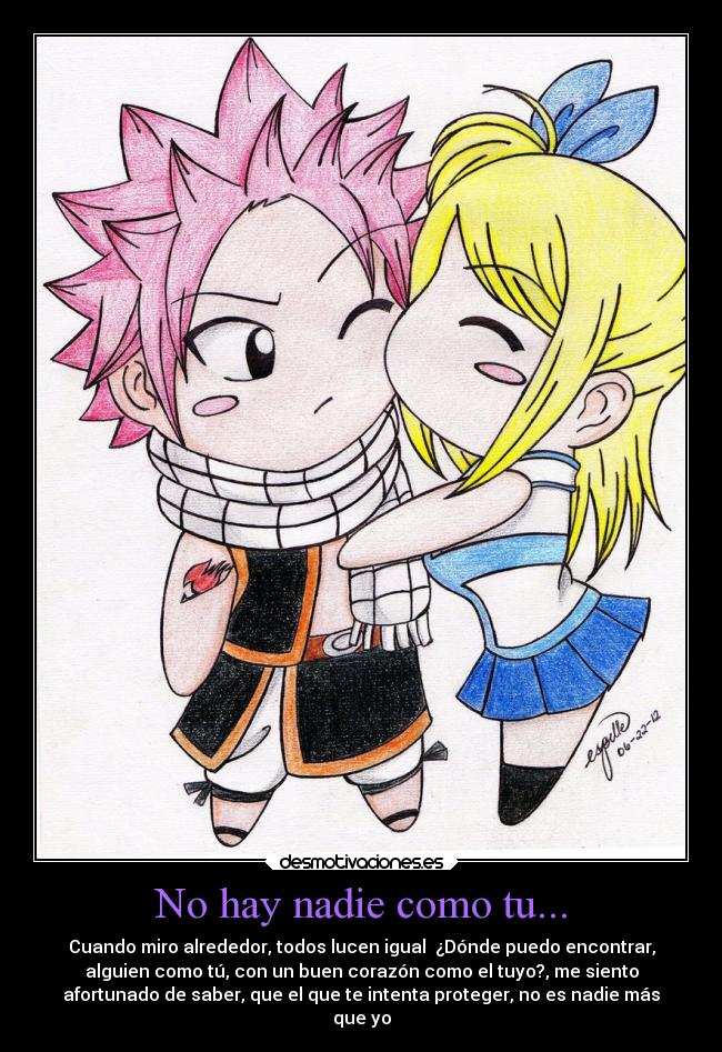 carteles amistad musica amor anime fairytail natsuxlucy desmotivaciones