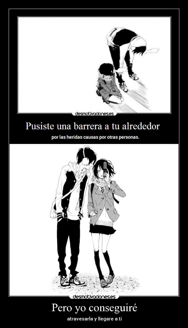 Pero yo conseguiré -