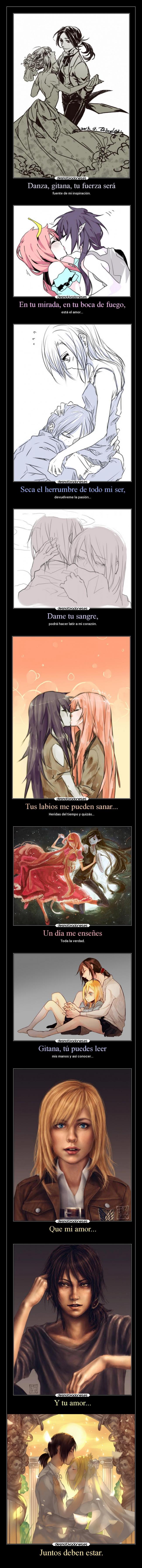 Juntos deben estar. - 