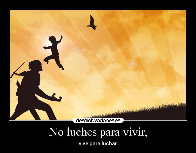 carteles amor anime lucha desmotivaciones