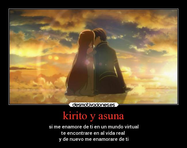 kirito y asuna - 