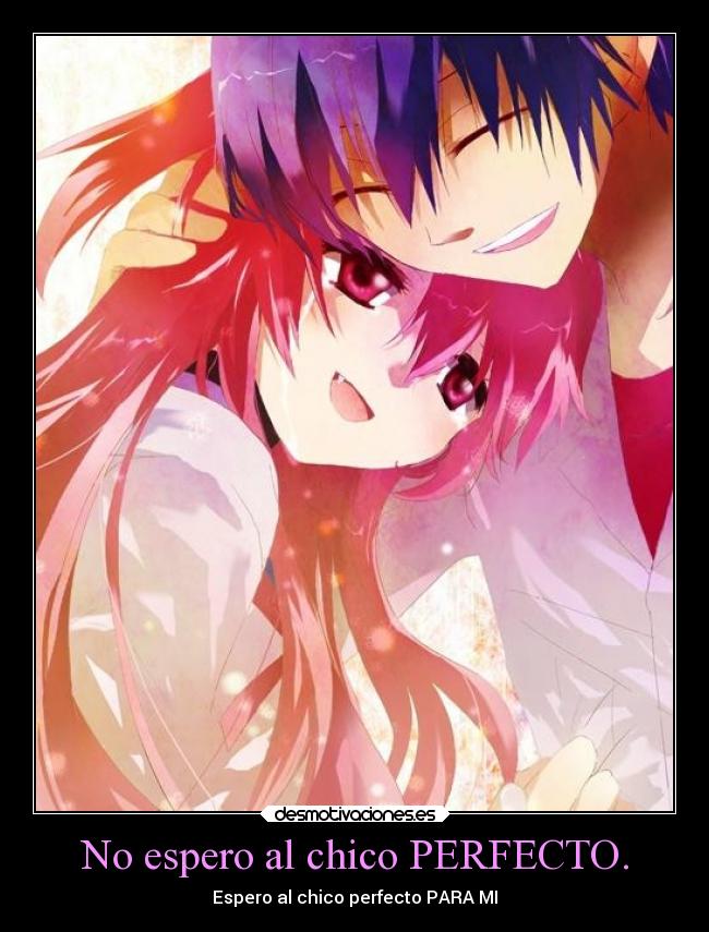 carteles amor anime yui hinata angel beats perfecto desmotivaciones