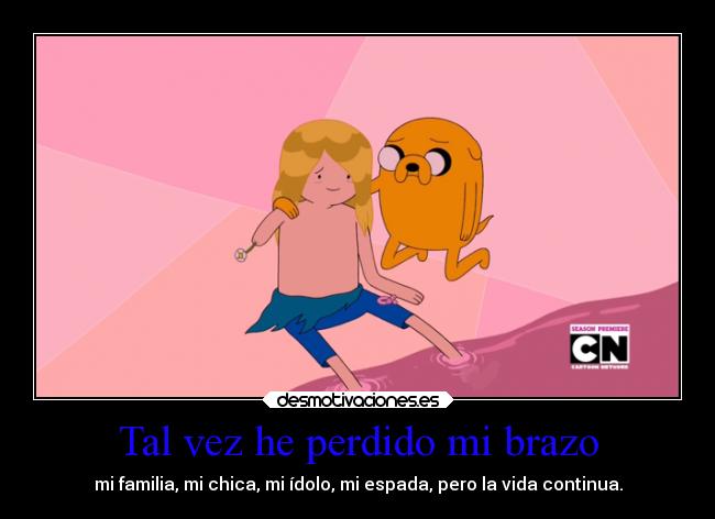 Tal vez he perdido mi brazo -