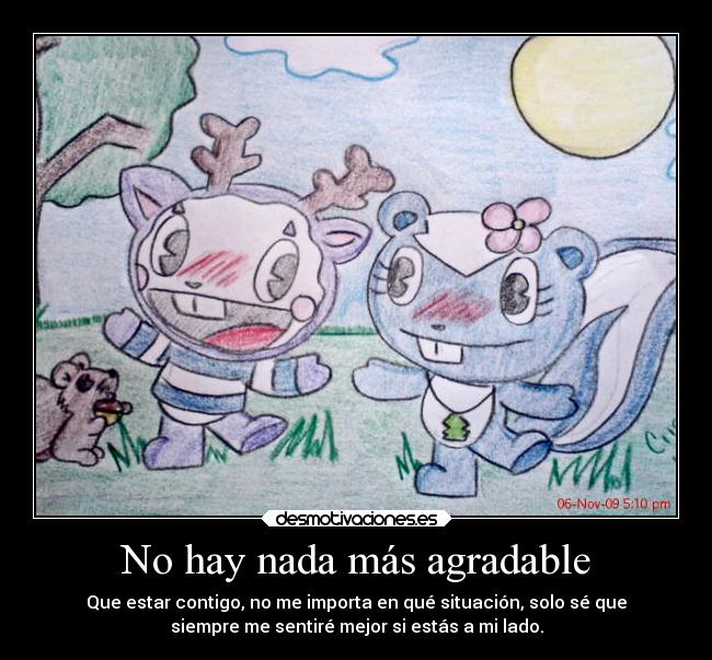 carteles amor happy tree friends mime petunia primer cartel parejas htf que flippyxflaky desmotivaciones