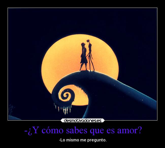 carteles amor amor pareja luna romantico jack desmotivaciones
