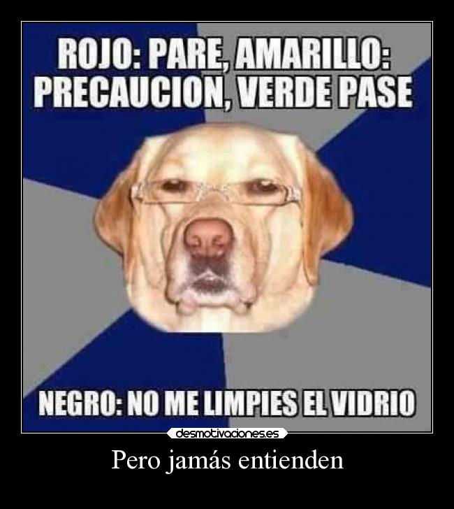 Pero jamás entienden - 