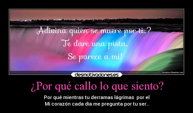 ¿Por qué callo lo que siento? - 