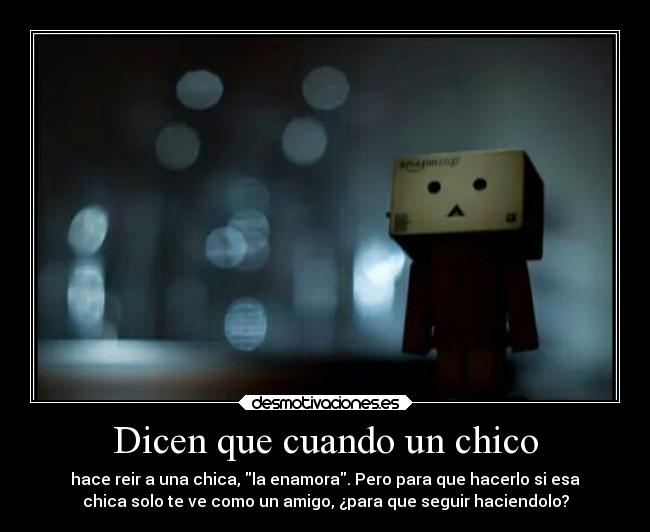 Dicen que cuando un chico - 