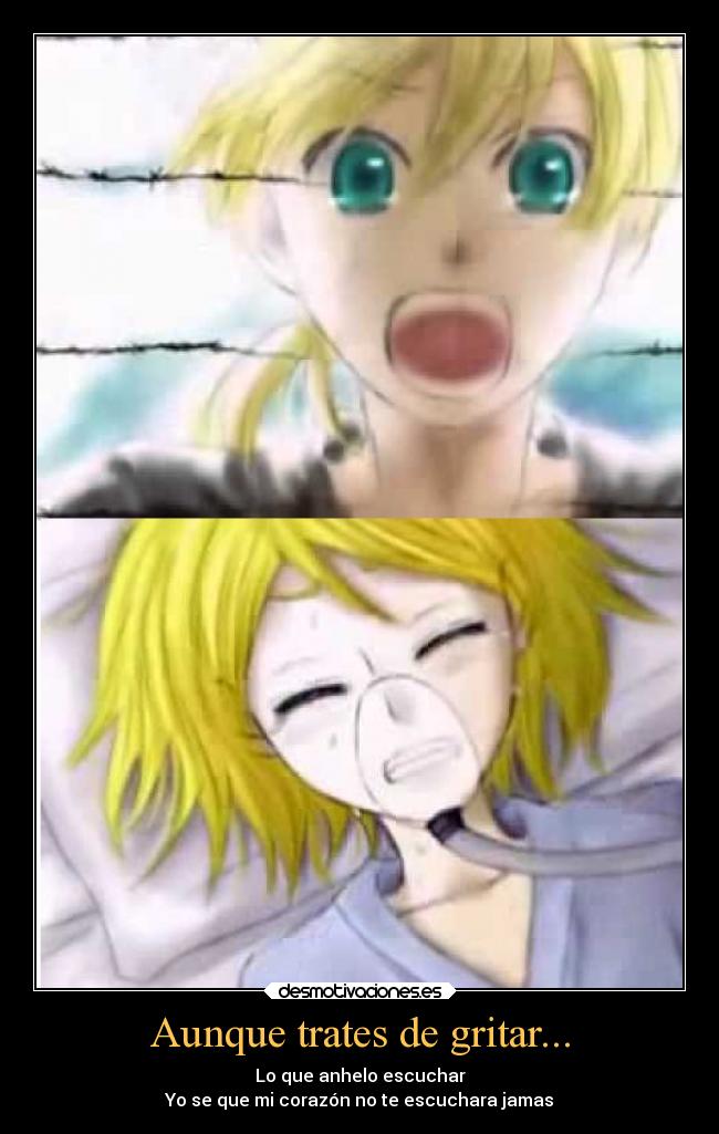 carteles amor vocaloid rin len kagamine desmotivaciones