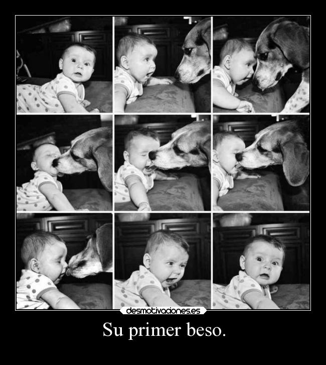 Su primer beso. -