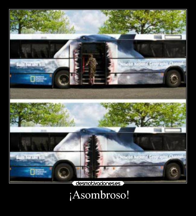 ¡Asombroso! -