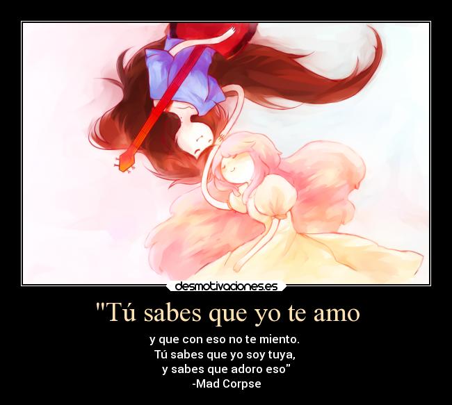 Tú sabes que yo te amo - 
