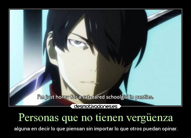 Personas que no tienen vergüenza - 