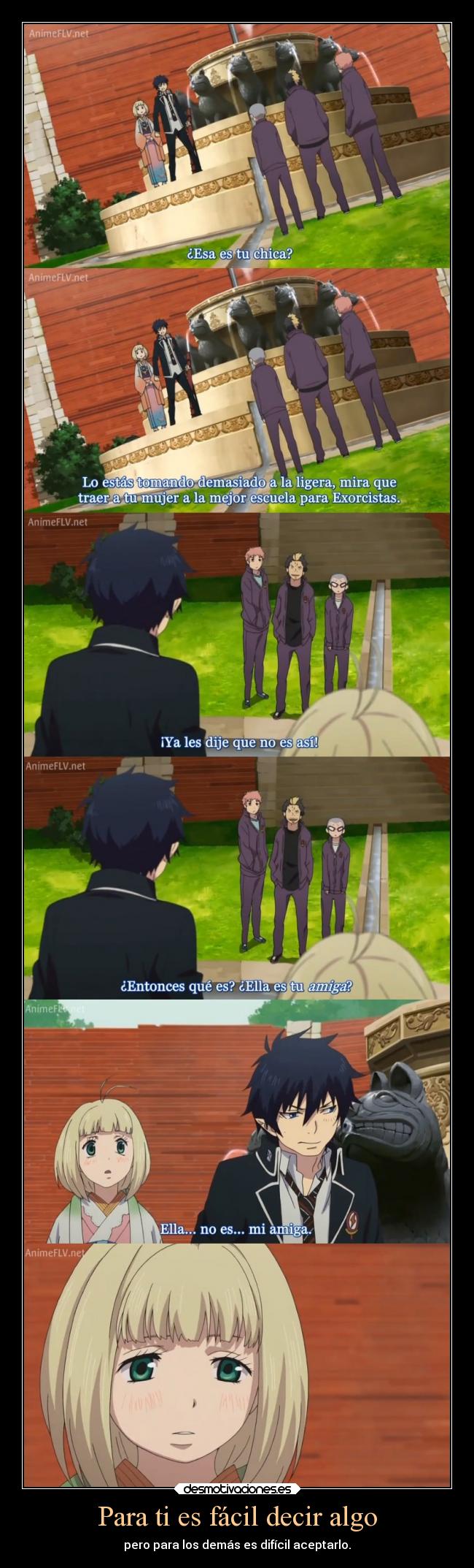 Para ti es fácil decir algo - 