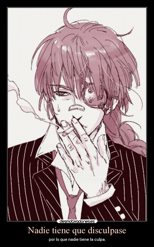 Nadie tiene que disculpase - 