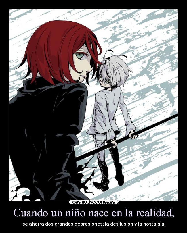 Cuando un niño nace en la realidad, - 